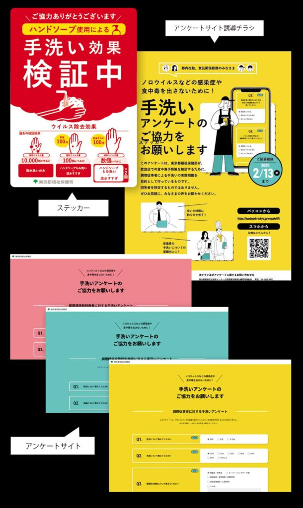 東京都健康安全研究センター｜手洗い啓発シール・WEB・チラシ