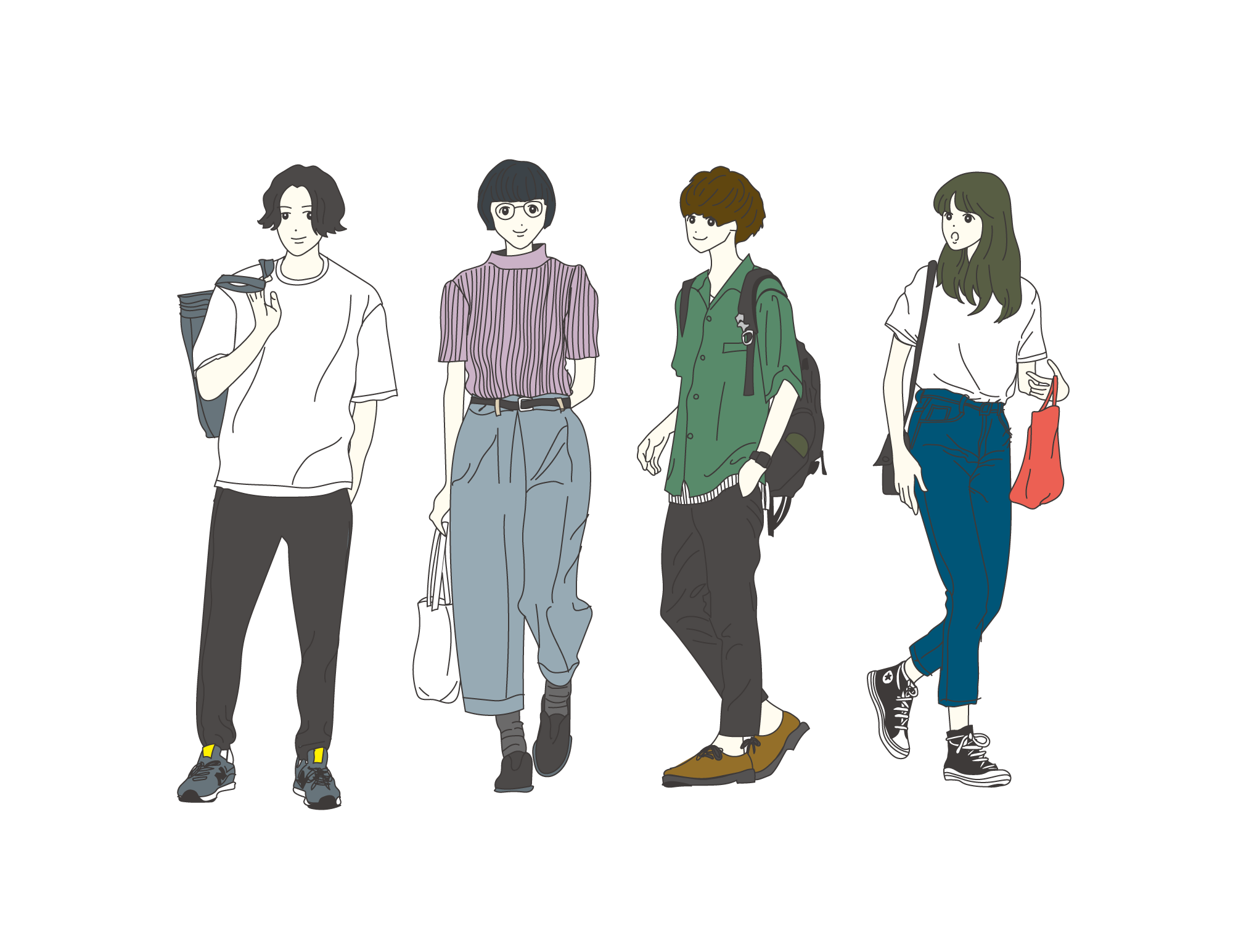 キャンパスマップ掲載用イラスト_