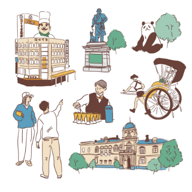 情報誌掲載用イラスト